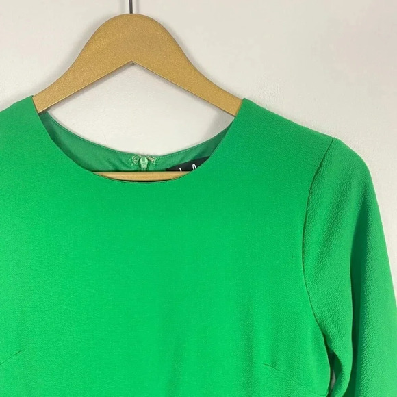 Lulu's Green Bell Sleeve Dress - Picture 3 of 12